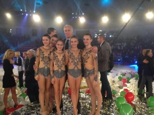 Flaminiette  in televisione festeggiate anche dal Presidente del CONI  Malagò - S.S. LAZIO GINNASTICA FLAMINIO